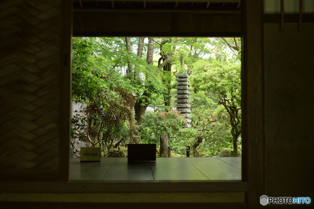 吉城園_茶室入り口