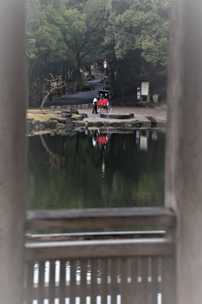 雨の浮見堂