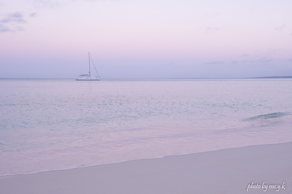 Sea of ​​quiet morning