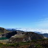 お釜と広がる雲海