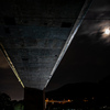 夜の岡谷高架橋