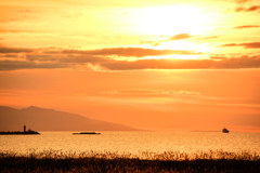 夕焼け日本海