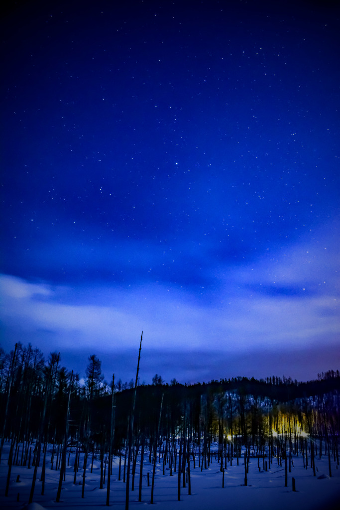青い星空