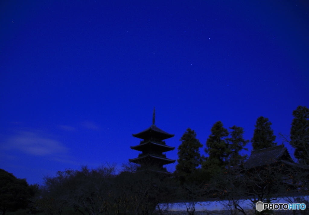 星空の備中国分寺