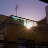 At sunset
