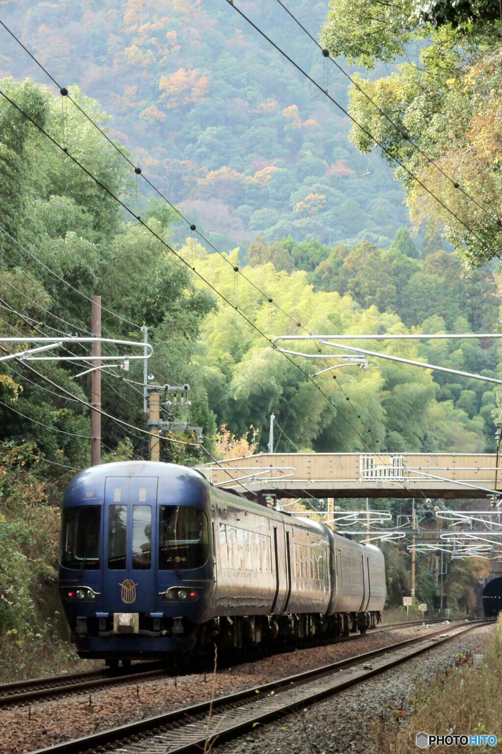 嵯峨野　鉄道風景