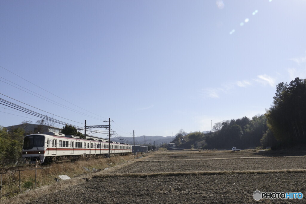 冬の里山風景