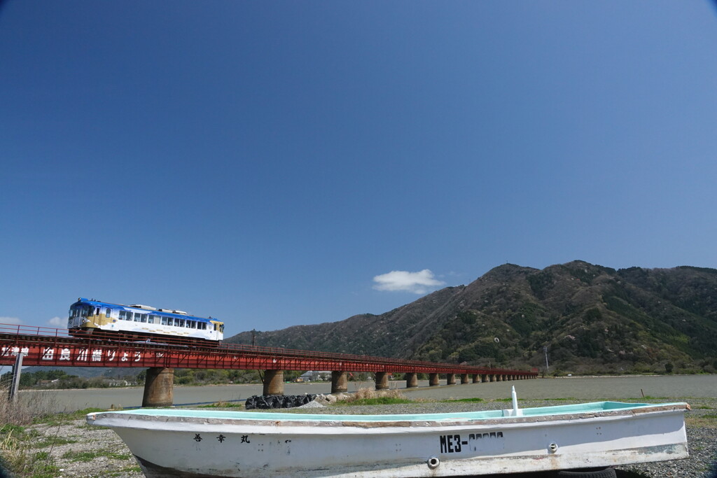 由良川河口風景