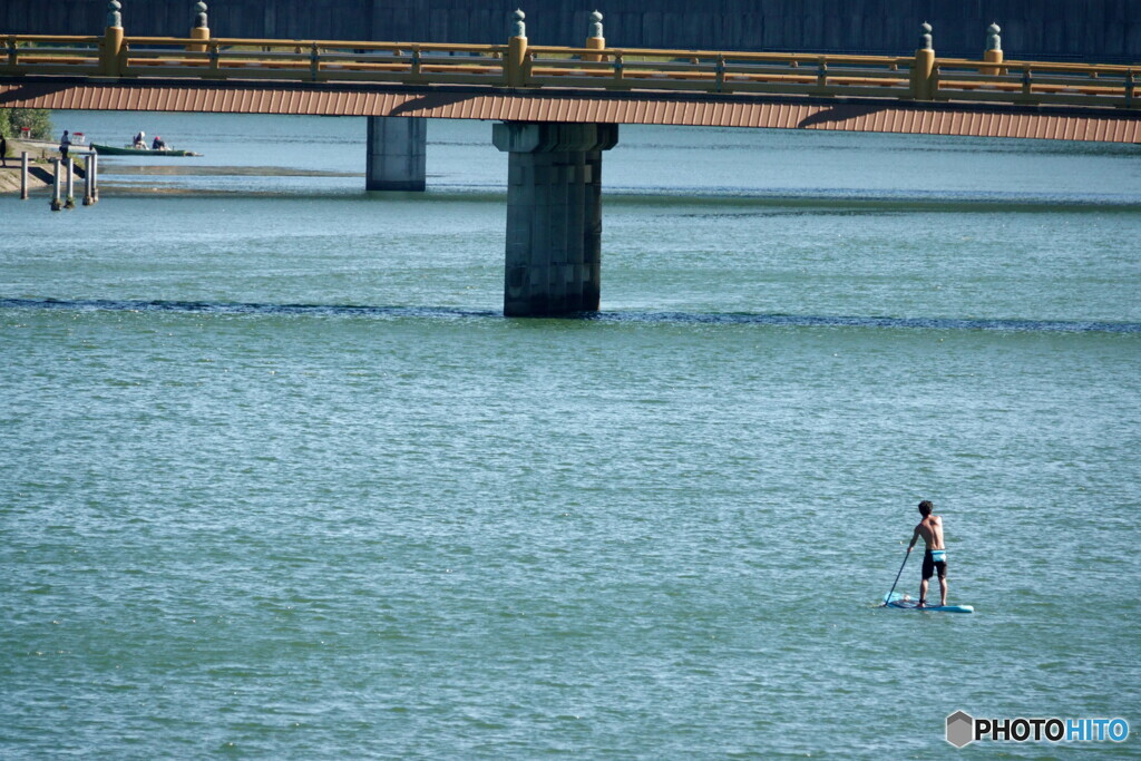 夏の瀬田川スナップ