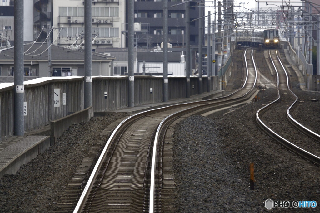 線路くねくね