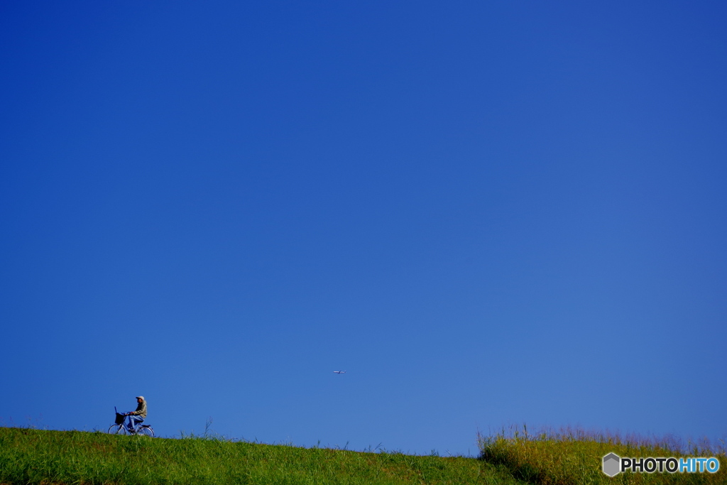 空・自転車そして飛行機