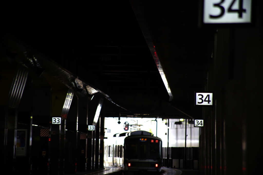 京都駅「３４番乗場」