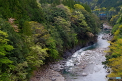 渓谷の鉄橋