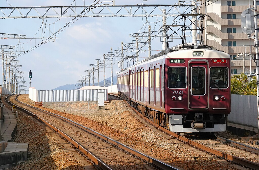阪急マルーンは色を出すのが難しい