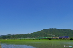 福山ﾚｰﾙｴｷｽﾌﾟﾚｽ　IN　田んぼ