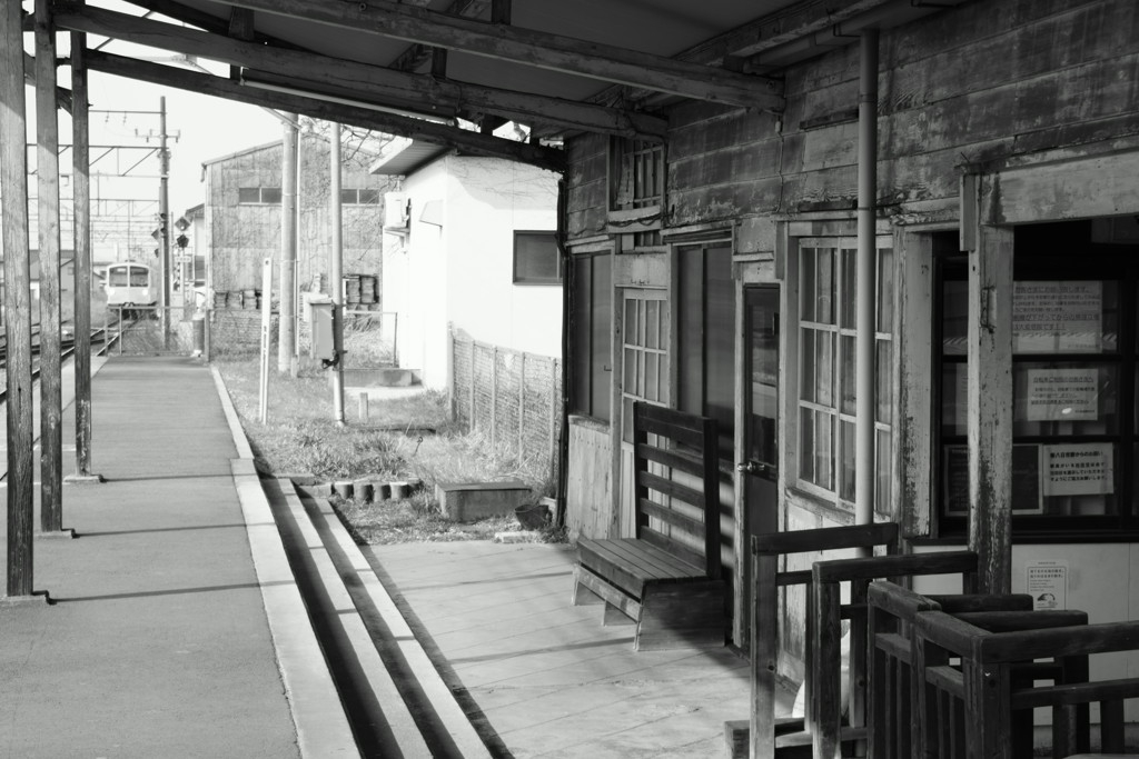 木造駅舎の風景③