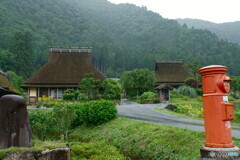 雨の山里