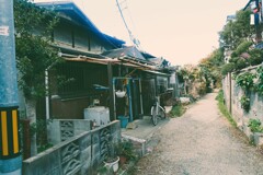 昭和的路地（フィルム調）
