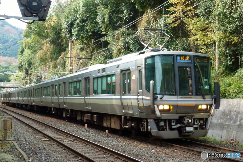 嵯峨野を走る