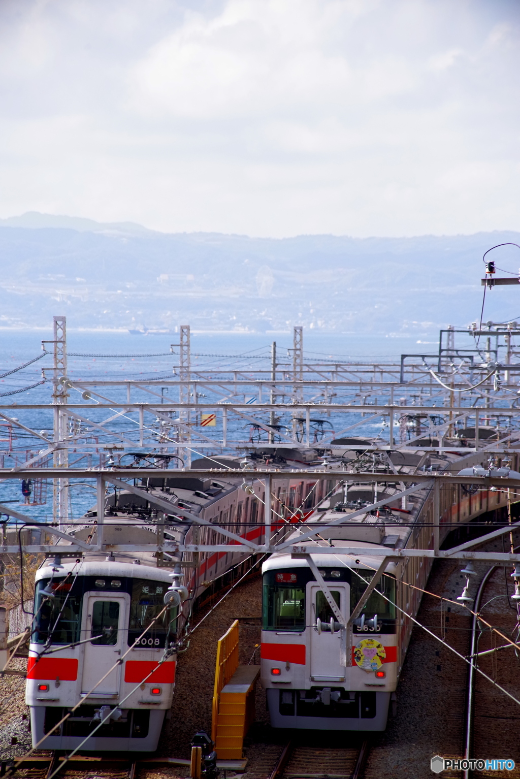 山陽電車　淡路島バック