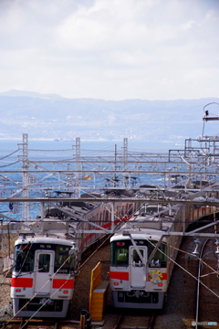 山陽電車　淡路島バック