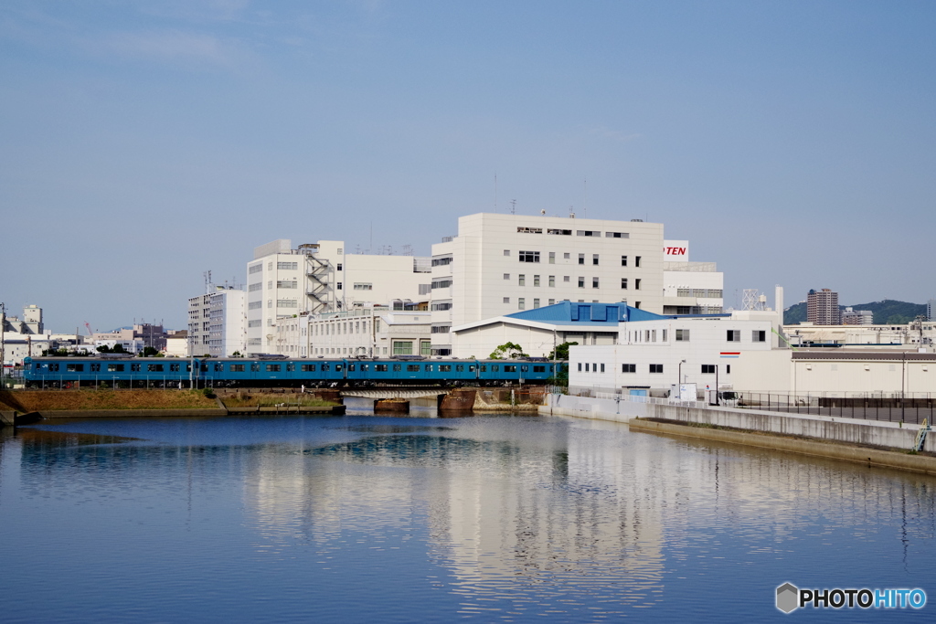 １０３系　✖　運河