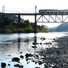 吉野川の河原から