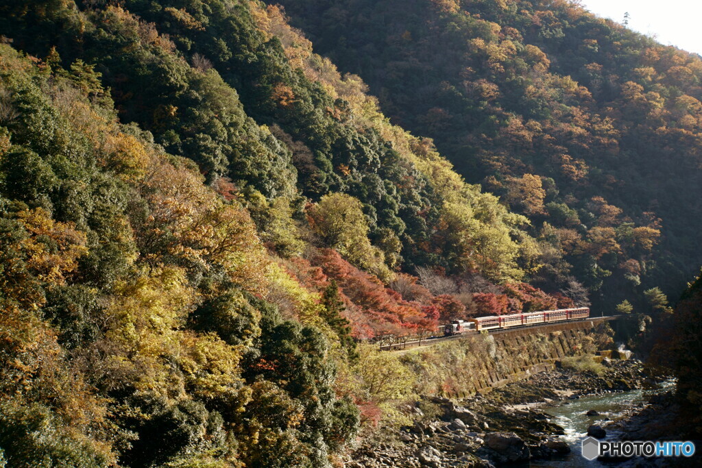 保津峡の秋