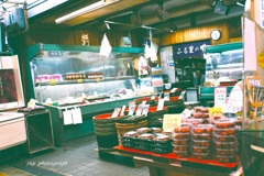 市場の漬物屋さん