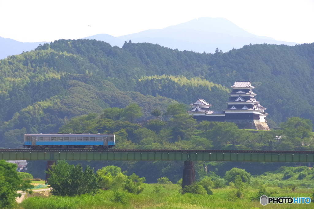 大洲城バック