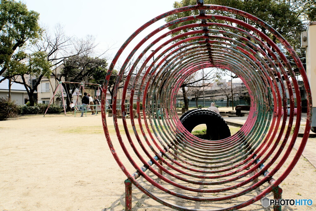 公園で見つけた造形
