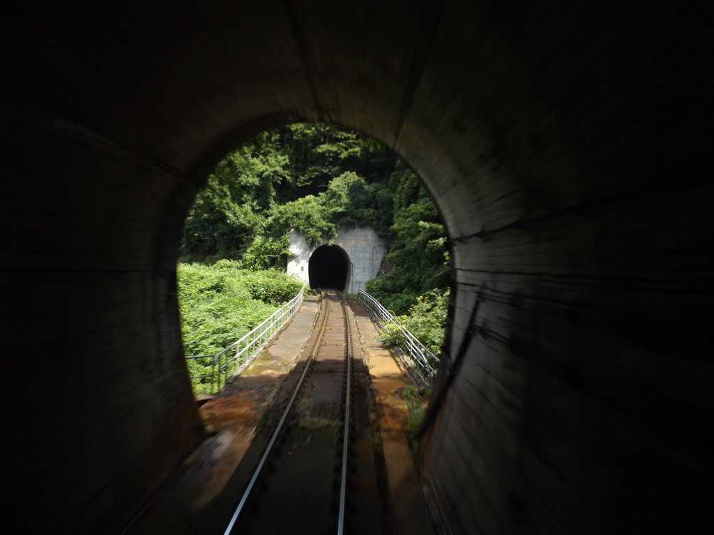 会津鉄道「トンネル」