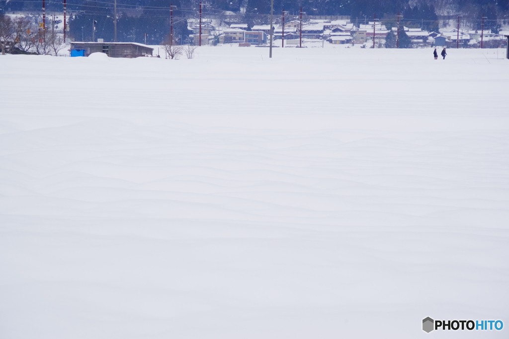 雪原のふたり