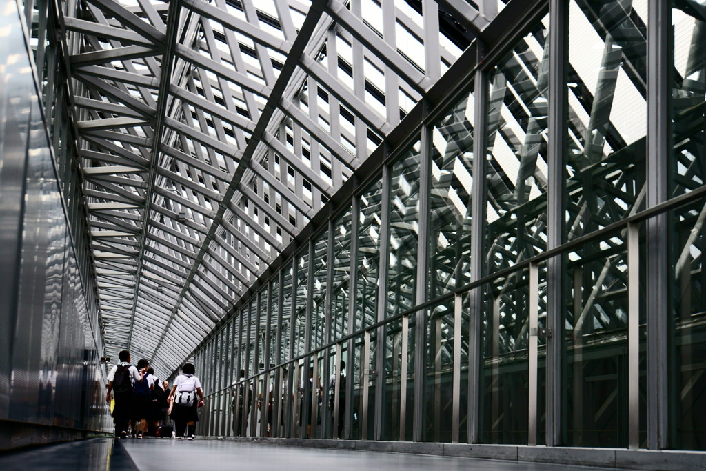 京都駅ビル「空中経路」