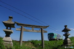 線路際の風景