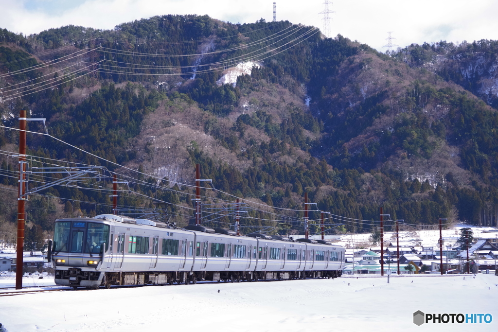 余呉の大カーブ