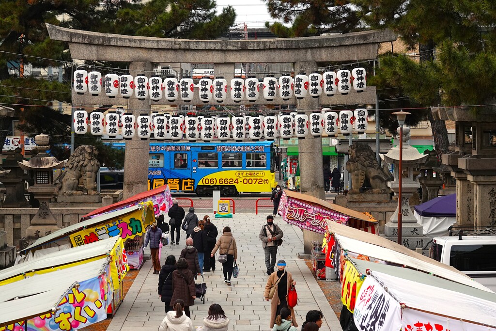 住吉大社定番構図