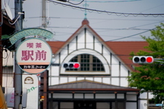 琴平駅前風景