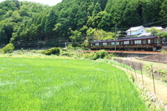 里山鉄道風景