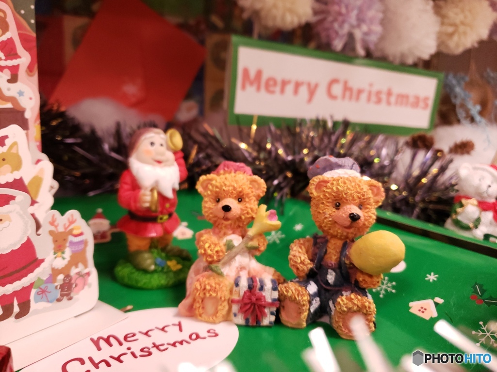 ほっこりする演出　クリスマスの部屋