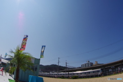 須磨ビーチから撮る