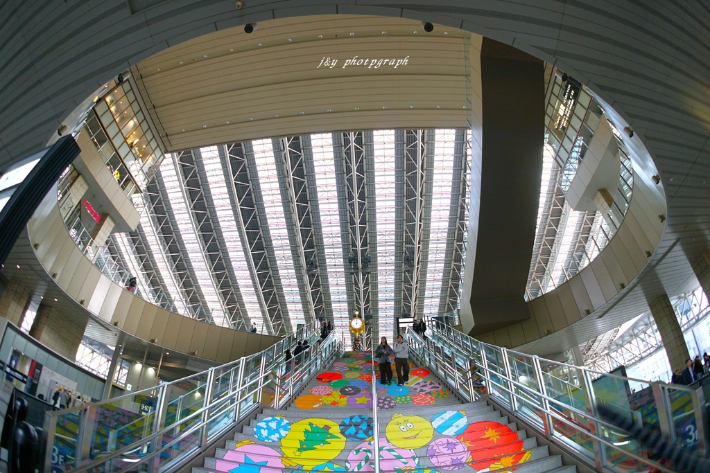 魚眼で見た吹き抜け