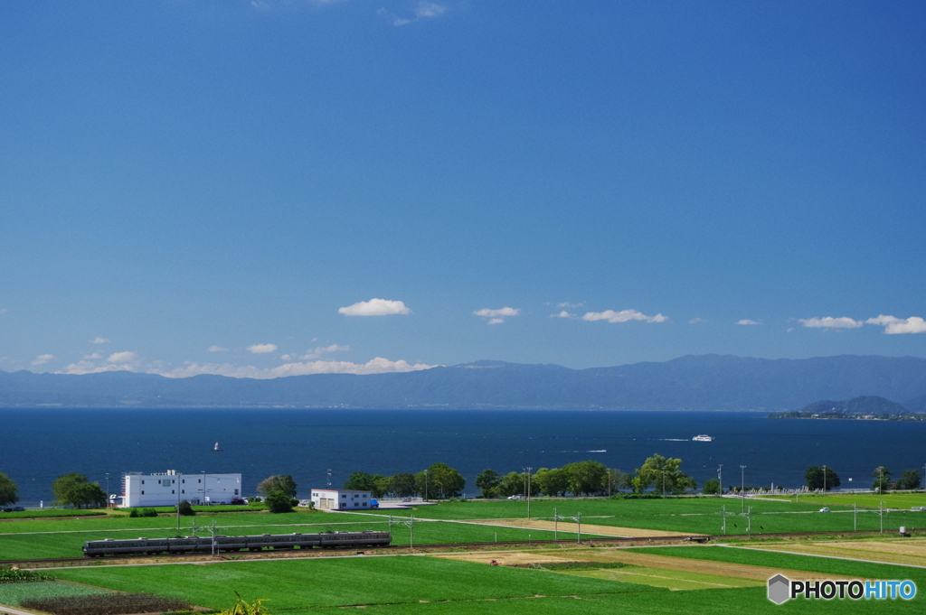 琵琶湖バック①