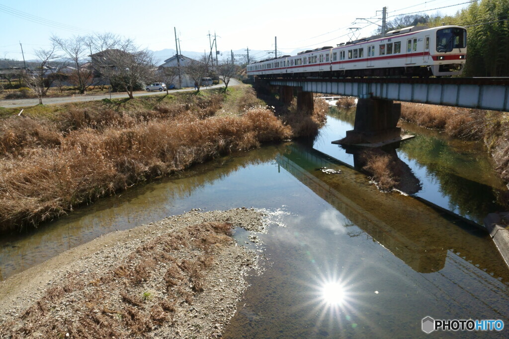 水面の太陽