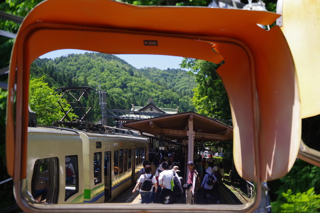 駅の風景「鞍馬①」