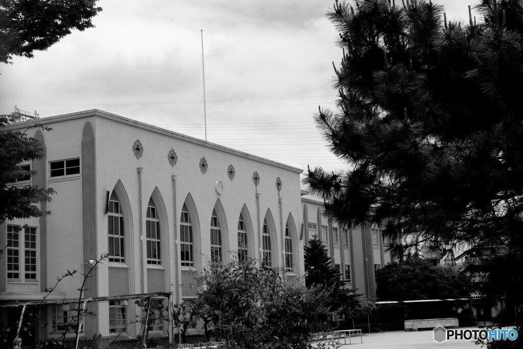 記憶に残る半世紀前の風景を探す自転車散歩　小学校