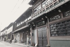 旧街道の宿場