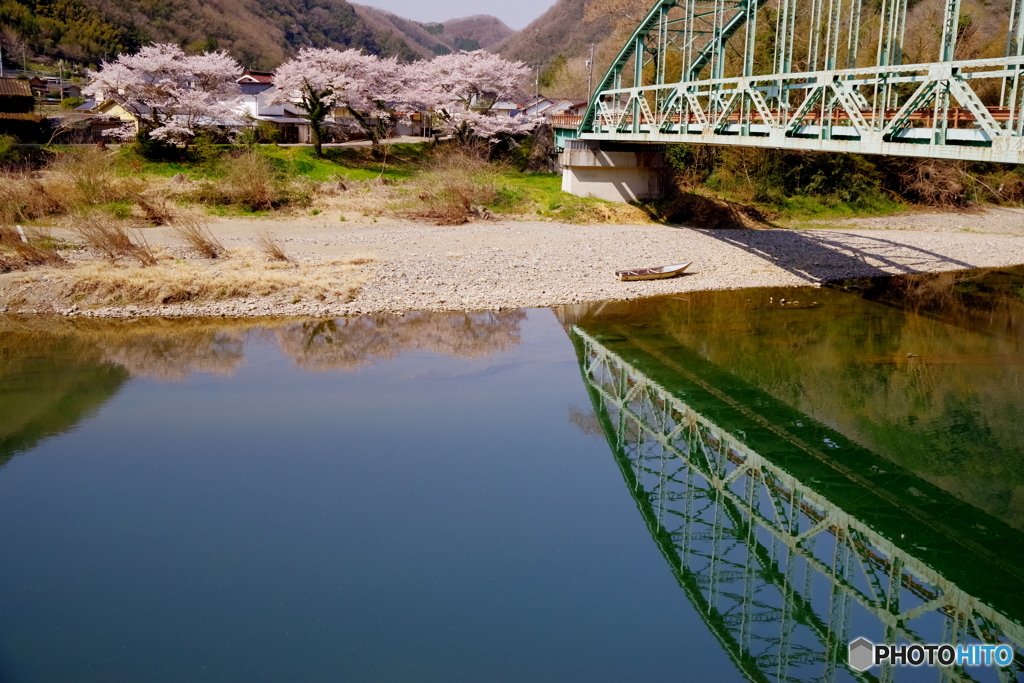 高梁川の春