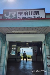 海の見える駅