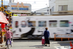 ちん電が走る街